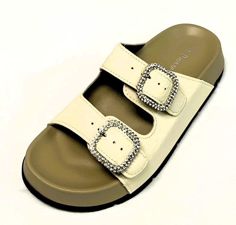 SH3825-Sandals - Ivory