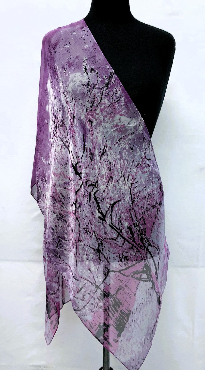 SV1905-1-Scarves - Purple