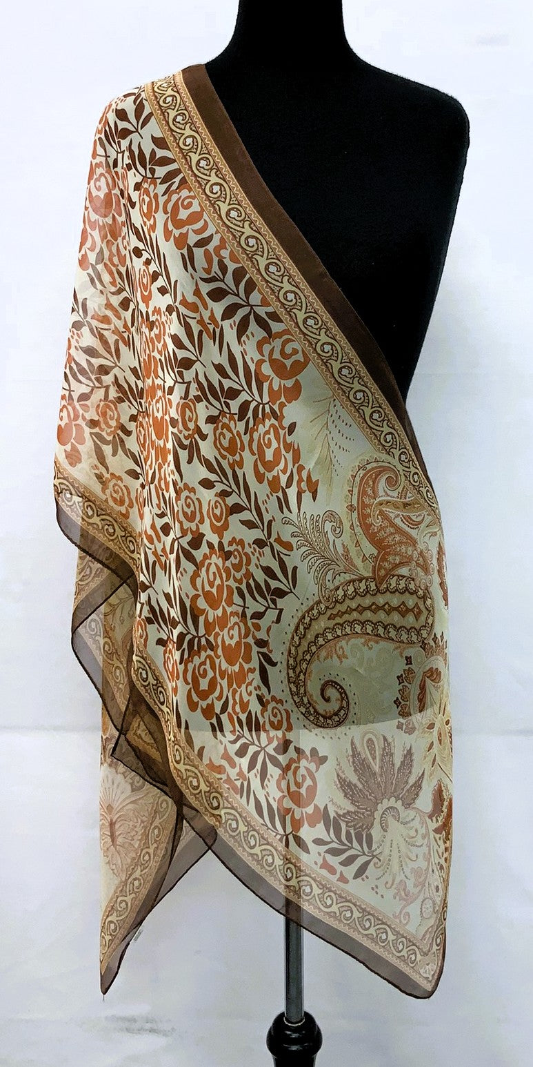 SV1909-3-Scarves - Brown