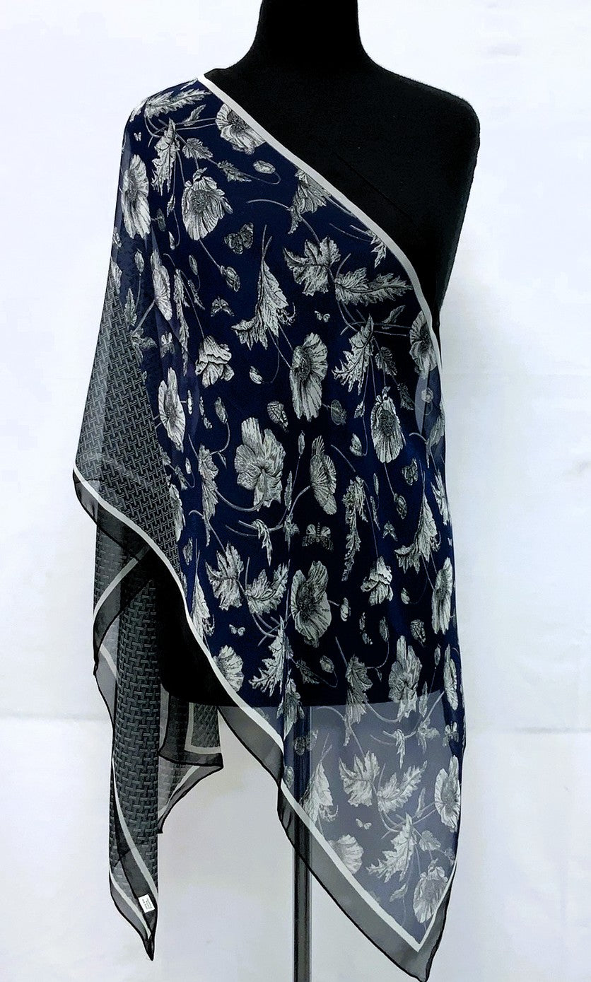 SV1910-1-Scarves - Navy