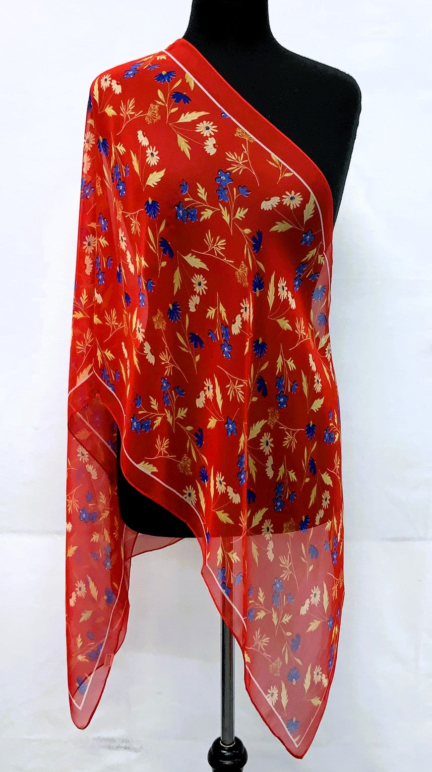SV1911-1-Scarves - Red