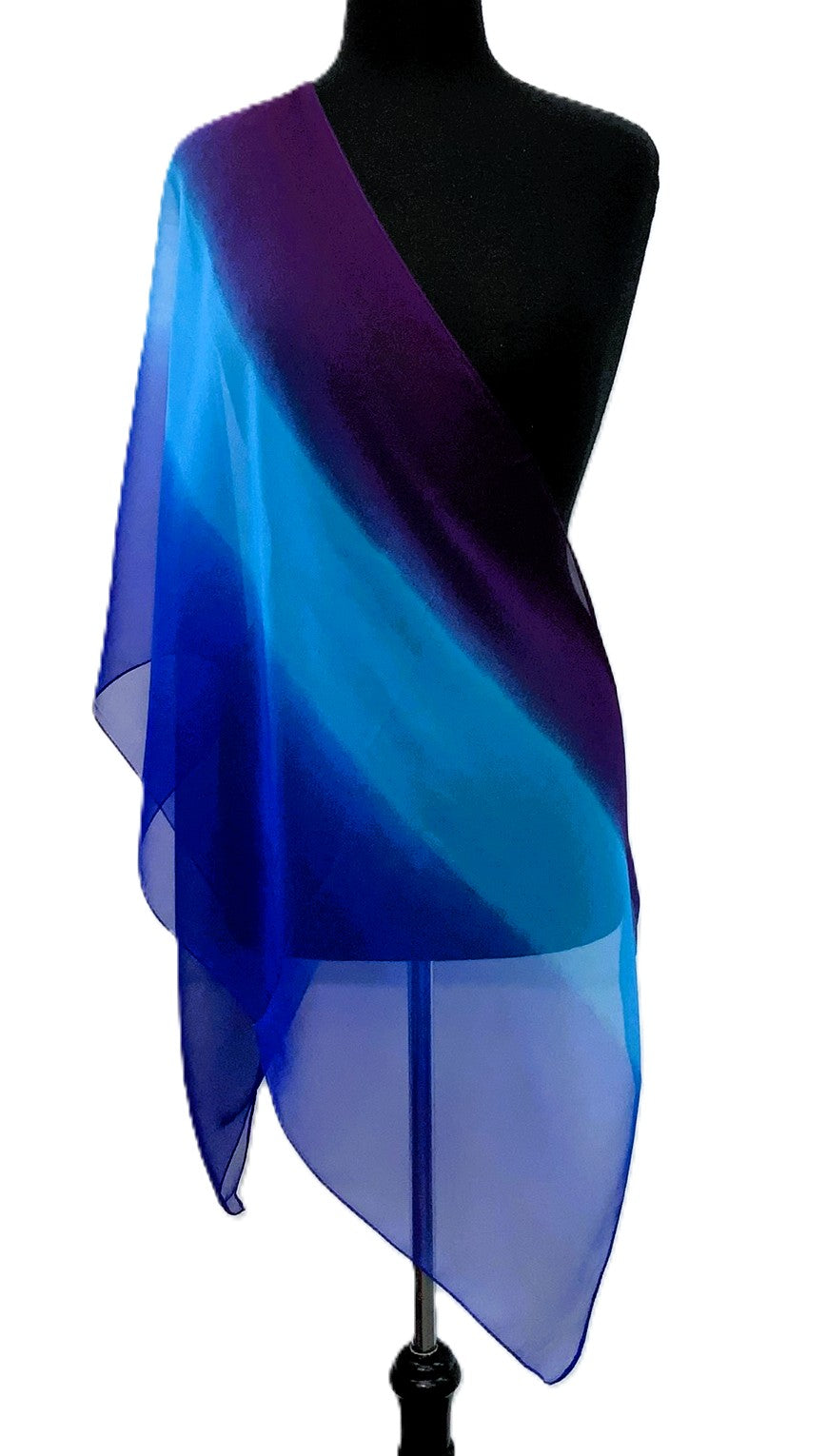 SV1924-6-Scarves  2 Tone - Navy/Teal