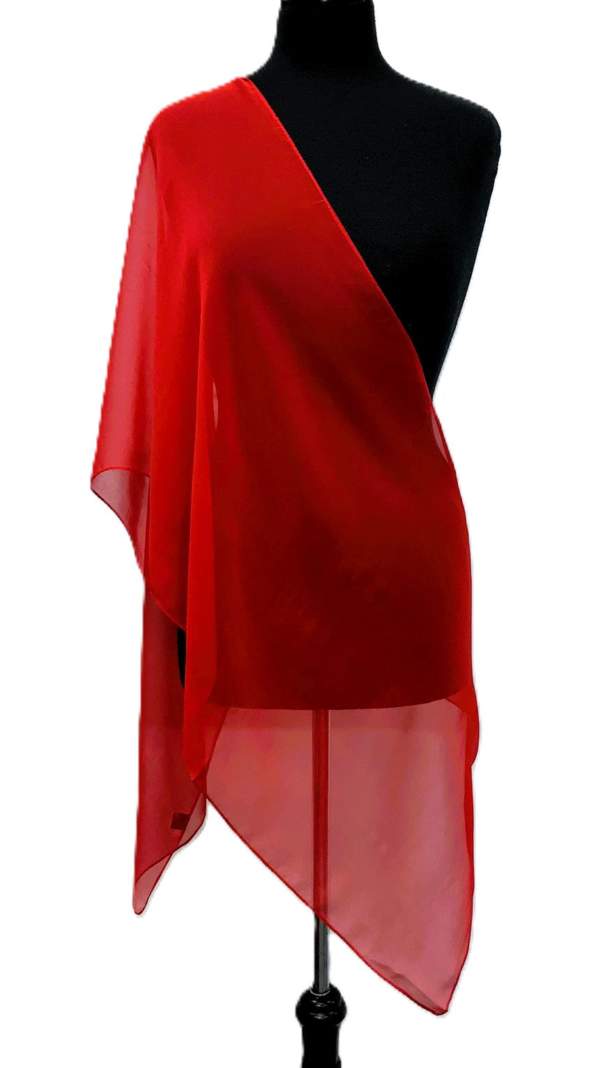 SV1925-6-Scarves Plain - Red