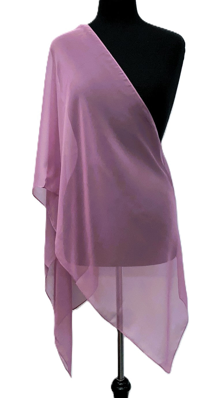 SV1925-7-Scarves Plain - Dusty Rose