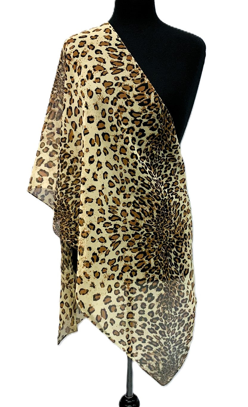 SV1931-2-Scarves - Brown Animal