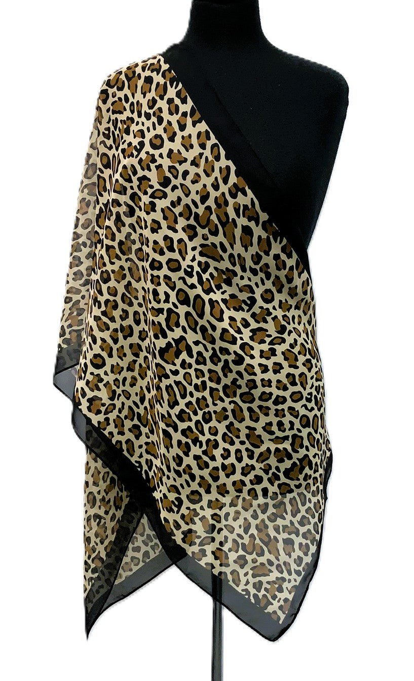 SV1933-1-Scarves - Brown Animal