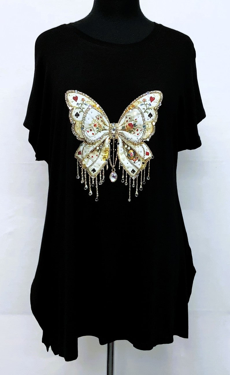 XT55TS30091-Tunic55 - Butterfly - Fortune Teller