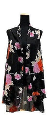 A21260 - 124 -   Shrug Flower - Black