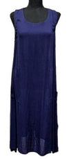 A21472-3 - Tank Dress w/ pocket -Navy