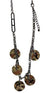 J55045   -   Long Necklace  - Gun Metal