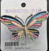 J55342 - Broach - Butterfly - Magnetic
