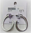 J56159-Earrings - Hoops - Silver