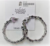 J57015-Hoops - Rhodium