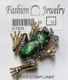 J57032-Broach - Frog - Gold