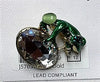 J57037-Broach - Frog - Gold