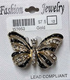 J57052-Broach - Butterfly - Gold