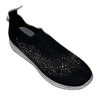 SH2503-Runners Bling Feather-Black