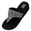 SH5003-Rhinestone Sandal - Bk/Sil