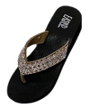 SH5005-Rhinestone Sandal - R.Gold