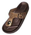 SH5007-Rhinestone Thong Sandal - R Gold