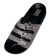 SH5009-Buckle Slide Sandal - Bk & Silver
