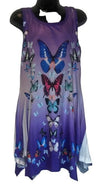 XK2854-4 - Kids Dress Multi Butterfly-Purple