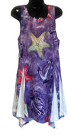 XK2902-4 - Kid's Dress - Anchor & Star  Purple