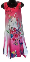 XK2903-2 - Kid's Dress - Unicorn  Pink