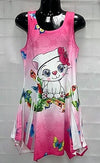 XK2907-2-Cat & Butterflies- Pink