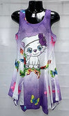 XK2907-4-Cat & Butterflies- Purple